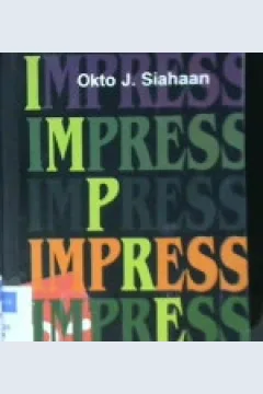 Cover Pembuatan laporan profesional impress / Okto J. Siahaan
