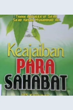 Cover Keajaiban para sahabat / Thaha Abdurra'uf saad; editor, Erlina Z.Zachi,S.S