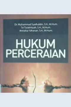 Cover Hukum Perceraian / Muhammad Syaifuddin