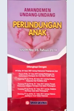 Cover Amandemen Undang-Undang Perlindungan Anak (UU RI no 35 Tahun 2014)