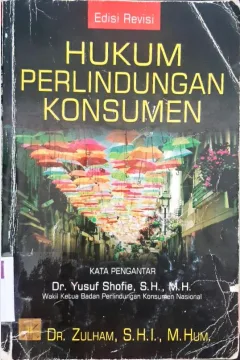 Cover Hukum perlindungan konsumen / Dr.Zulham, S.H.I,M.MUM
