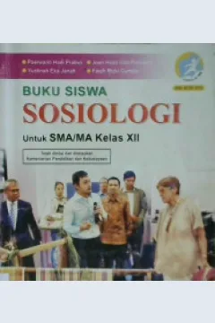Cover Buku siswa sosiologi untuk SMA/MA kelas XII :  Peminatan ilmu-ilmu sosial / Poerwanti Hadi Pratiwi