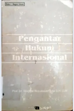 Cover Pengantar hukum Internasional / Moehtar Kusumaatmadja