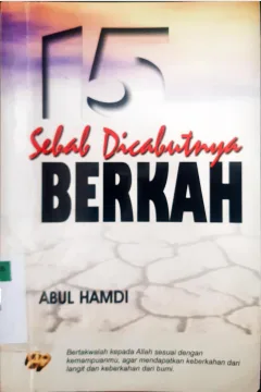 Cover Lima belas sebab dicabutnya berkah / Abul Hamdi