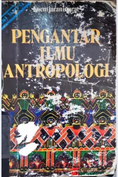 Cover Pengantar ilmu antropologi / Koentjaraningrat