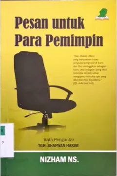 Cover Pesan untuk para pemimpin / Zizham NS