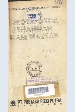 Cover Pokok - pokok pegangan imam imam mazhab / Tengku muhammad hasbi ash shiddieqy