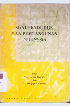 Cover Soal Penduduk dan Pembangunan Indonesia / Dr. Nathan Keyfitz ; Dr. Widjojo Nitisastro