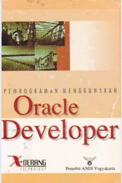 Cover Pemrograman menggunakan oracle developer