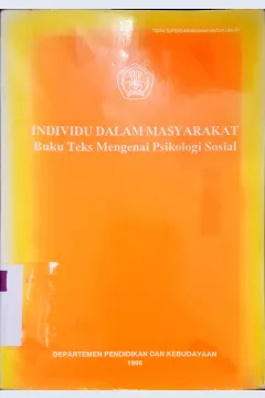 Cover Individu dalam masyarakat, Buku teks mengenai psikologi sosial / David Krech; penerjemah Siti Rochmah