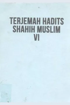Cover Terjemah hadits shahih muslim VI / Fachruddin HS