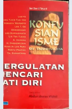 Cover Pergulatan mencari jati diri / Lasiyo.. [Et. Al]
