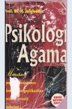 Cover Psikologi agama :  Sebuah pengantar / Jalaludin Rakhmat