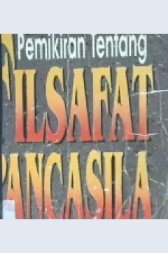 Cover Pemikiran tentang filsafat Pancasila / Dra. Hartati Soemasdi