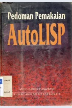 Cover Pedoman pemakaian autolisp / Mufid Joko Purwanto