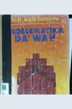 Cover Problematika da'wah / Dr. H. Aqib Suminto