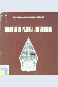 Cover Manusia Jawa, / Marbangun Hardjorirogo