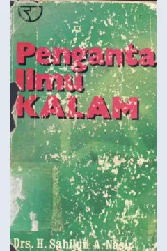 Cover Pengantar ilmu kalam / Drs. H. Sahilun A. Nasir