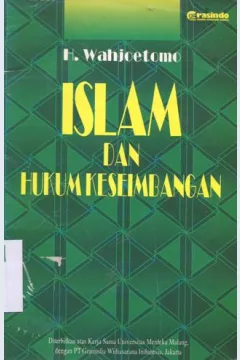 Cover Islam dan hukum keseimbangan / dr. H. Wahjoetomo