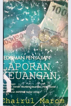 Cover Pedoman penyajian laporan keuangan / Chairul Maron