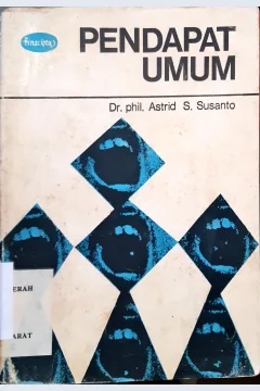 Cover Pendapat umum, / Astrid S Susanto