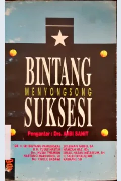 Cover Bintang menyongsing suksesi / Editor, Adian Husaini