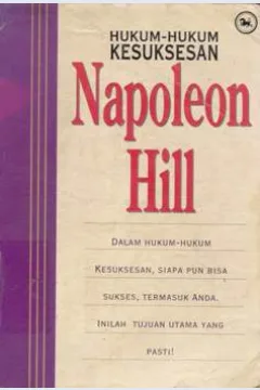Cover Tujuan utama yang pasti / Napoleon Hill